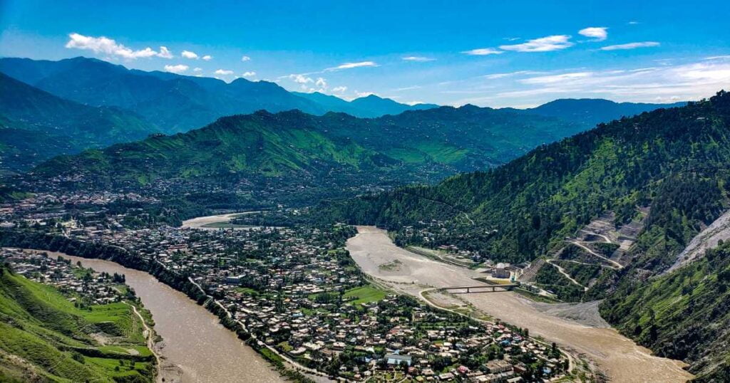 Azad jammu and Kashmir Pakistan mountains and lake