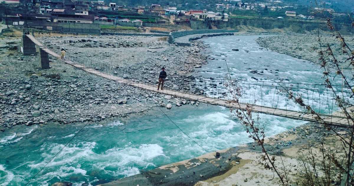 Bahrain river swat, Northern Pakistan 