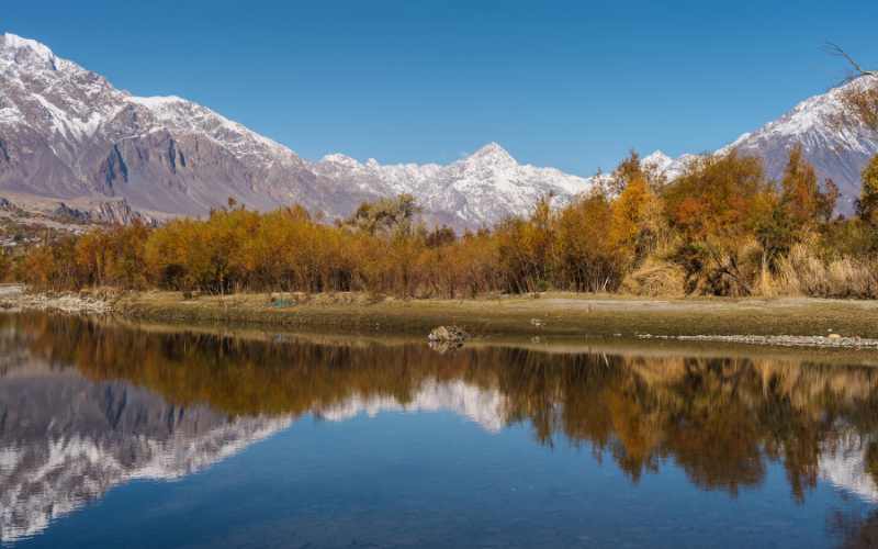 Beautiful lake View of Gupis Valley