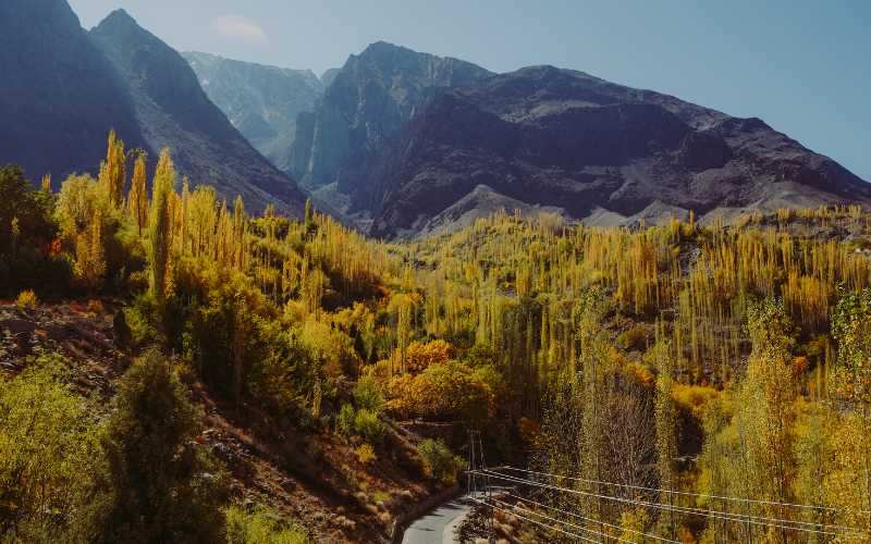 Beautiful Landscape View of Gupis Valley