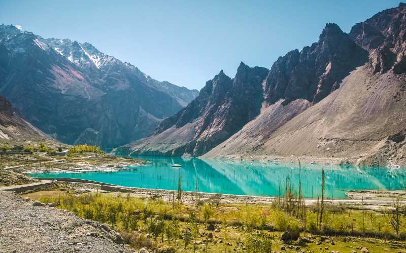 Peaceful Nature Landscape Hunza valley Pakistan