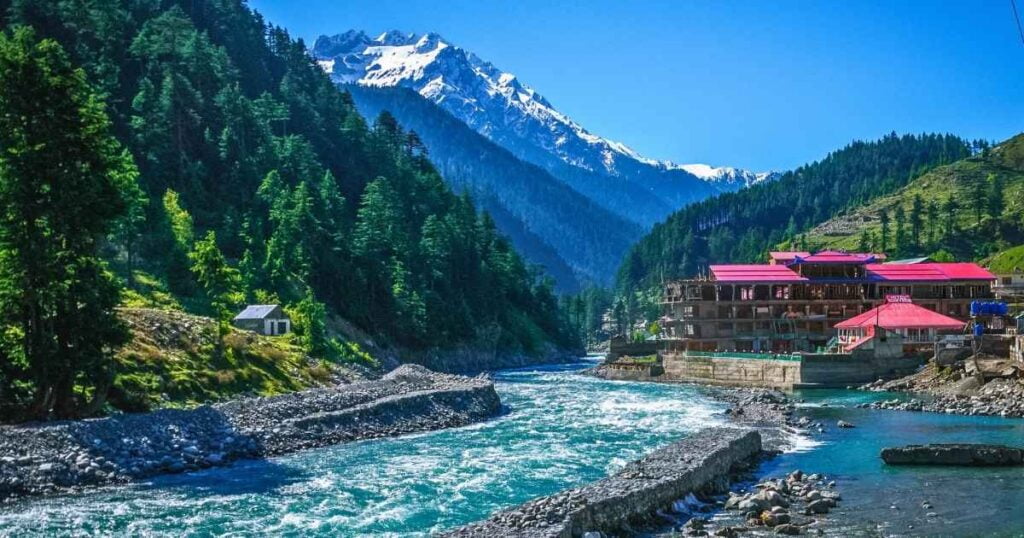 River Swat Valley northern Pakistan.