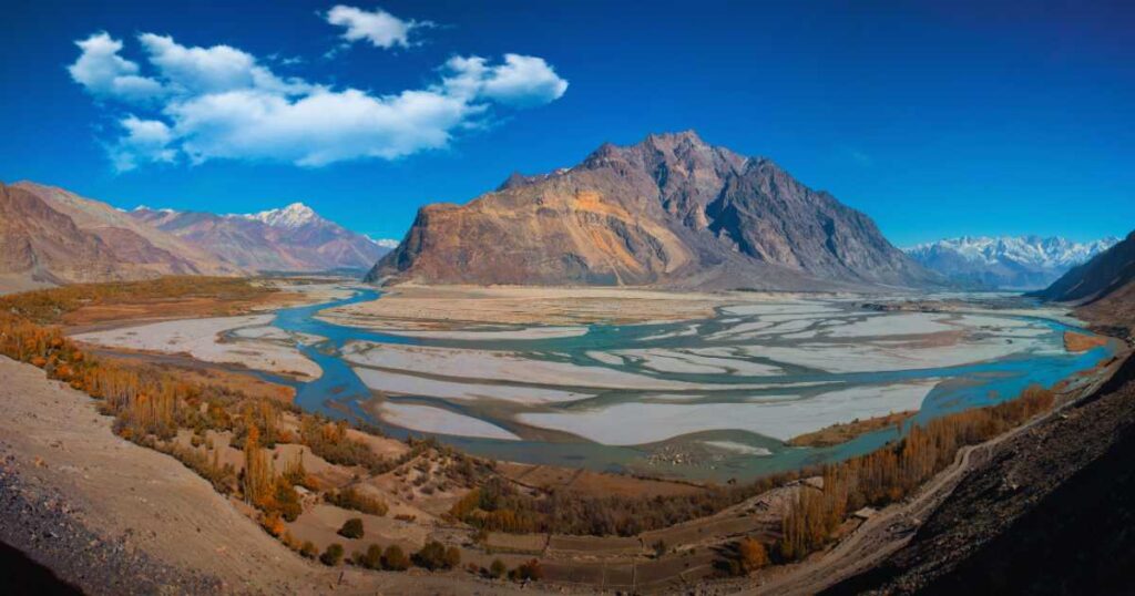 Rivers in Shigar Valley Pakistan