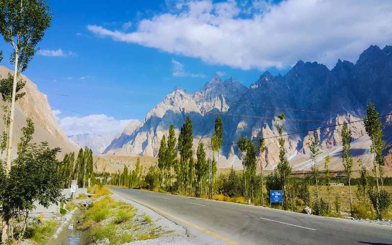 beautiful mountains of Hunza northern Pakistan 