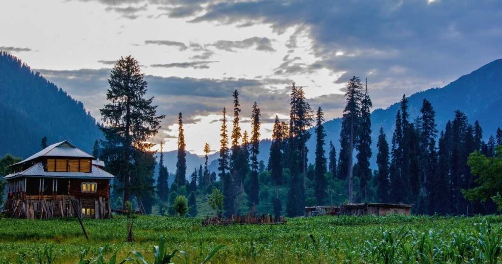 A gorgeous view in Kel and Arang Kel Neelum Valley, Pakistan.