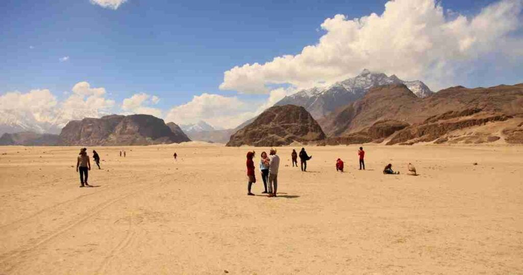 Katpana Desert at Skardu, also known as the Cold Desert