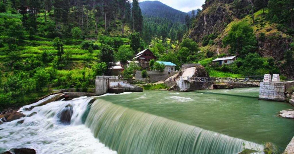 Kutton Waterfall, Neelum Valley, Pakistan.