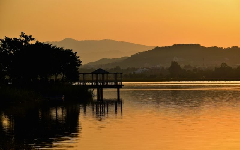 Lake View Park, Islamabad sunset