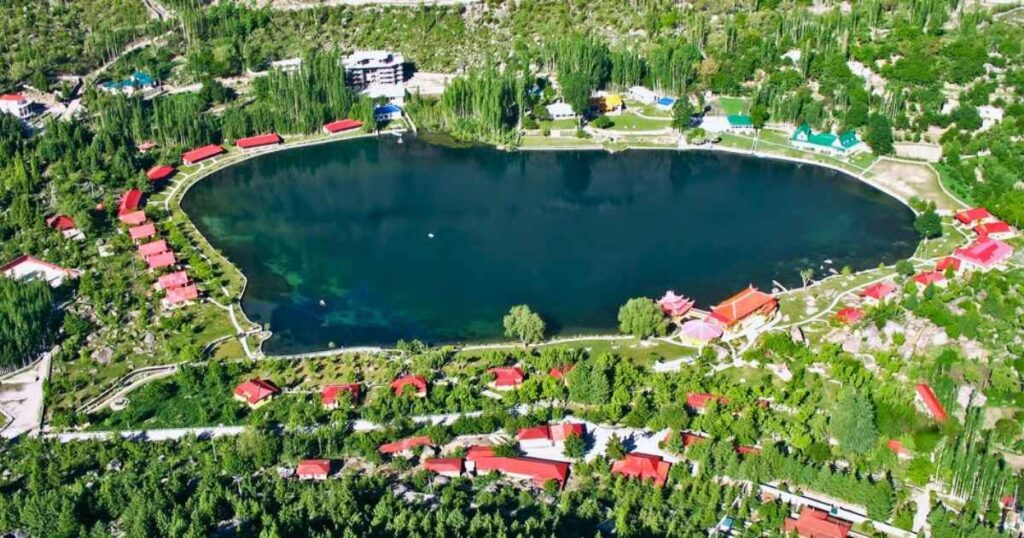 Lower Kachura heart shape lake, Skardu Pakistan 