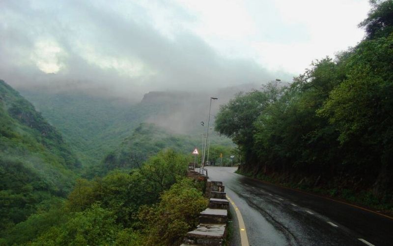 Margalla hills Islamabad rainy weather 