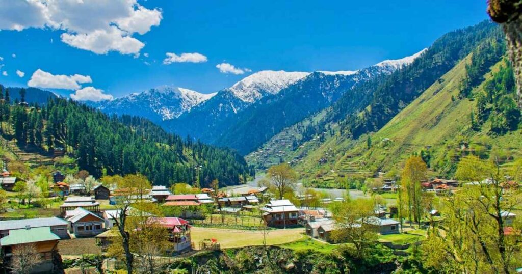 Sharda Fort view Neelum Valley, Azad Jammu & Kashmir, Pakistan.