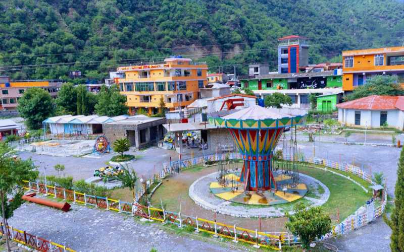 amusement park in Hernoi lake Abbottabad.