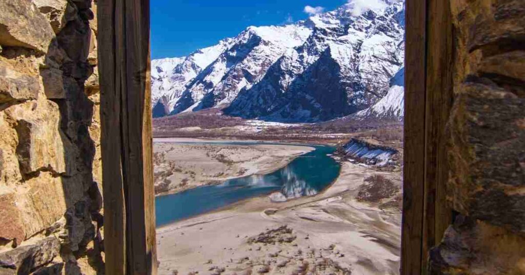 heavenly view from Kharpocho Fort Skardu, Pakistan.