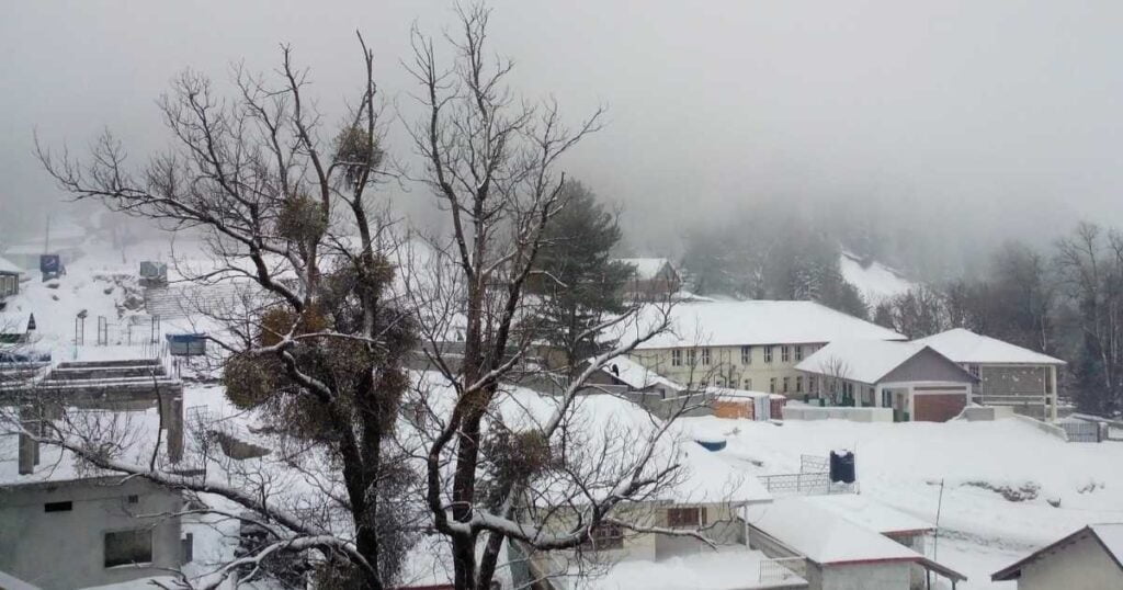 murree in winter