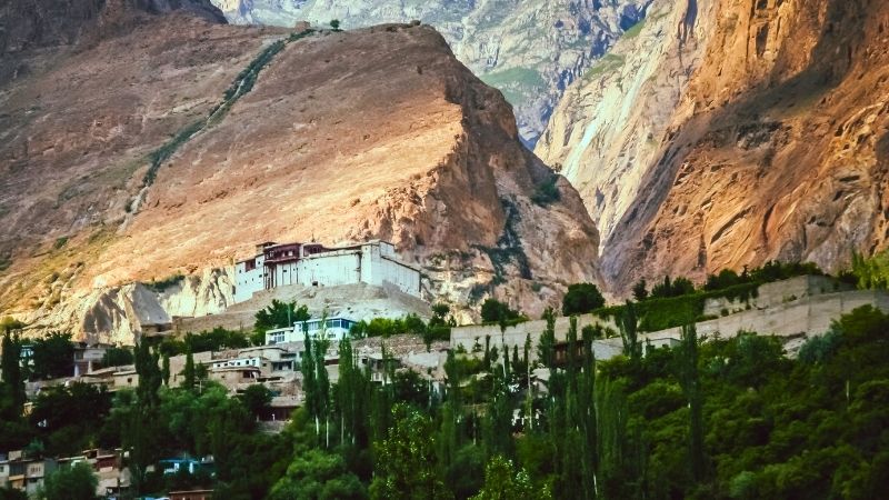 Baltit Fort view from far, Pakistan