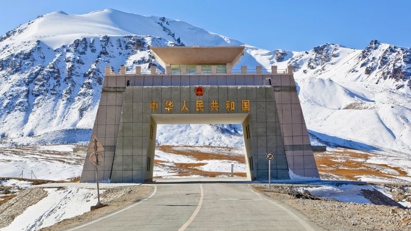 Beautiful View of Khunjerab Pass, Pakistan & China Boarders 