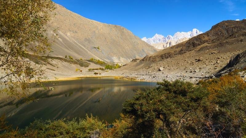 Borith Lake northern area of Pakistan Hunza Valley