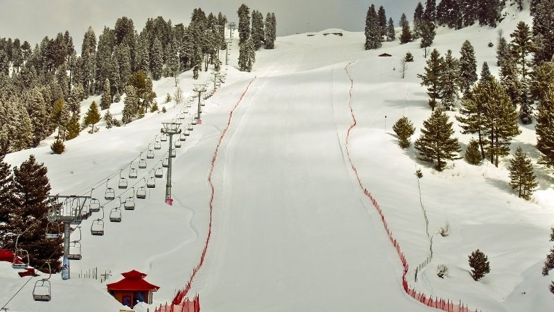 Malam Jabba in winter, swat valley, Pakistan