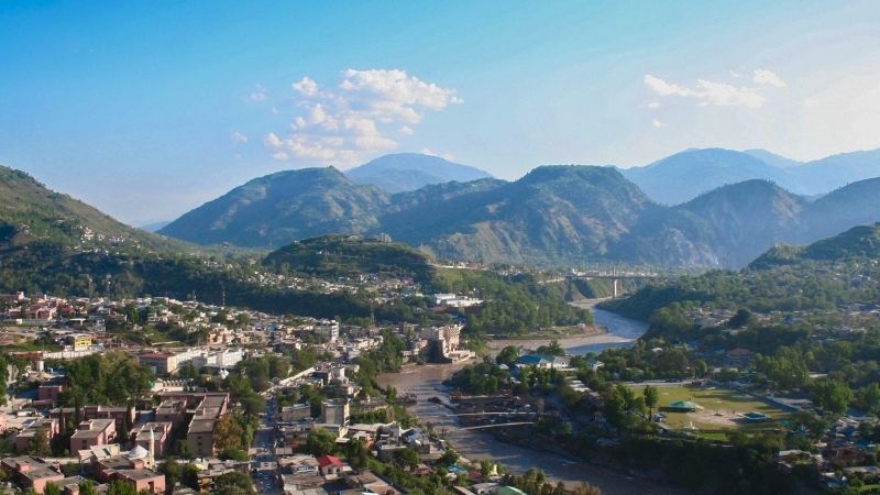 Muzaffarabad in summer