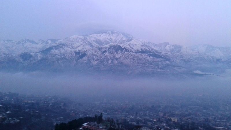 Muzaffarabad in winter