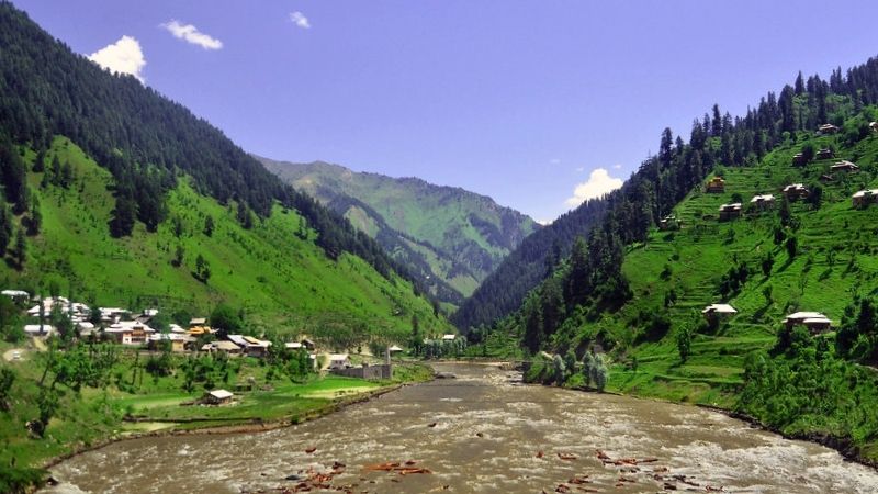 Neelam River, ajk, Pakistan