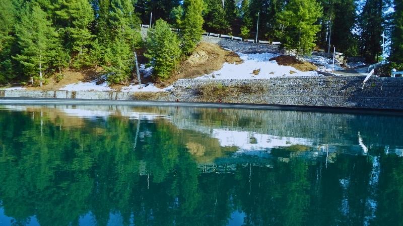 beautiful view of water in Dunga Gali