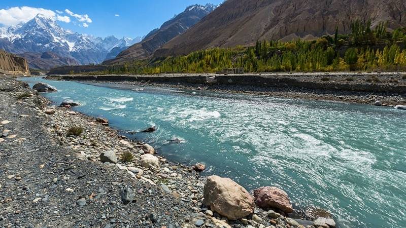 hunza River near Sost , Northern Pakistan