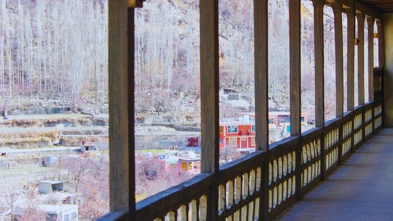 inside view of Altit Fort Hunza Valley, Pakistan