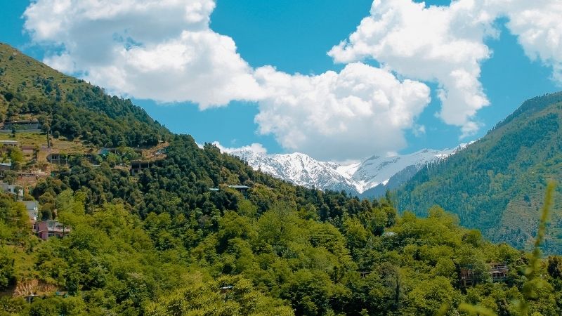 mountains and clouds in Madyan, swat valley, Pakistan