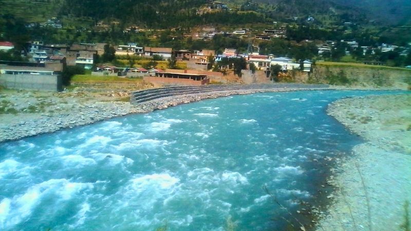 river in Madyan, swat valley, Pakistan