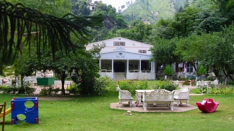 white Palace in Marghazar, swat valley, Pakistan